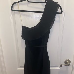 One Shoulder Little Black Dress